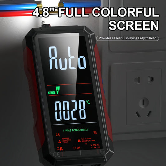 Digital Multimeter | True RMS 6000 Count, Accurate Voltage Testing