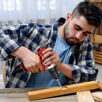 276 Piece Multi Function Tool Set with 12V Cordless Drill Heavy Duty Storage Case & DIY Repair Kit